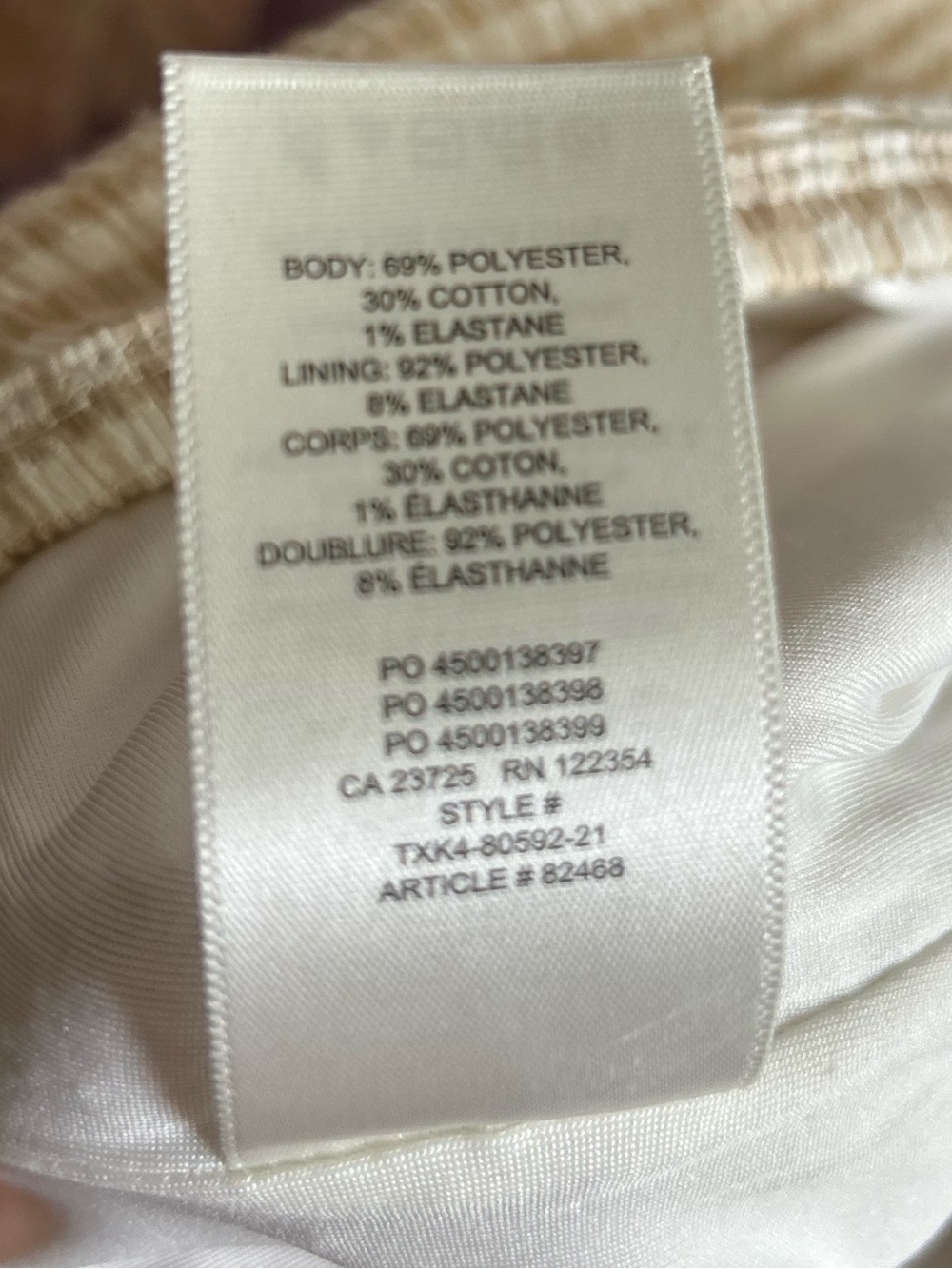 Aritzia Wilfred Verona Dress in Cream & White - Size L - Picture 7 of 7